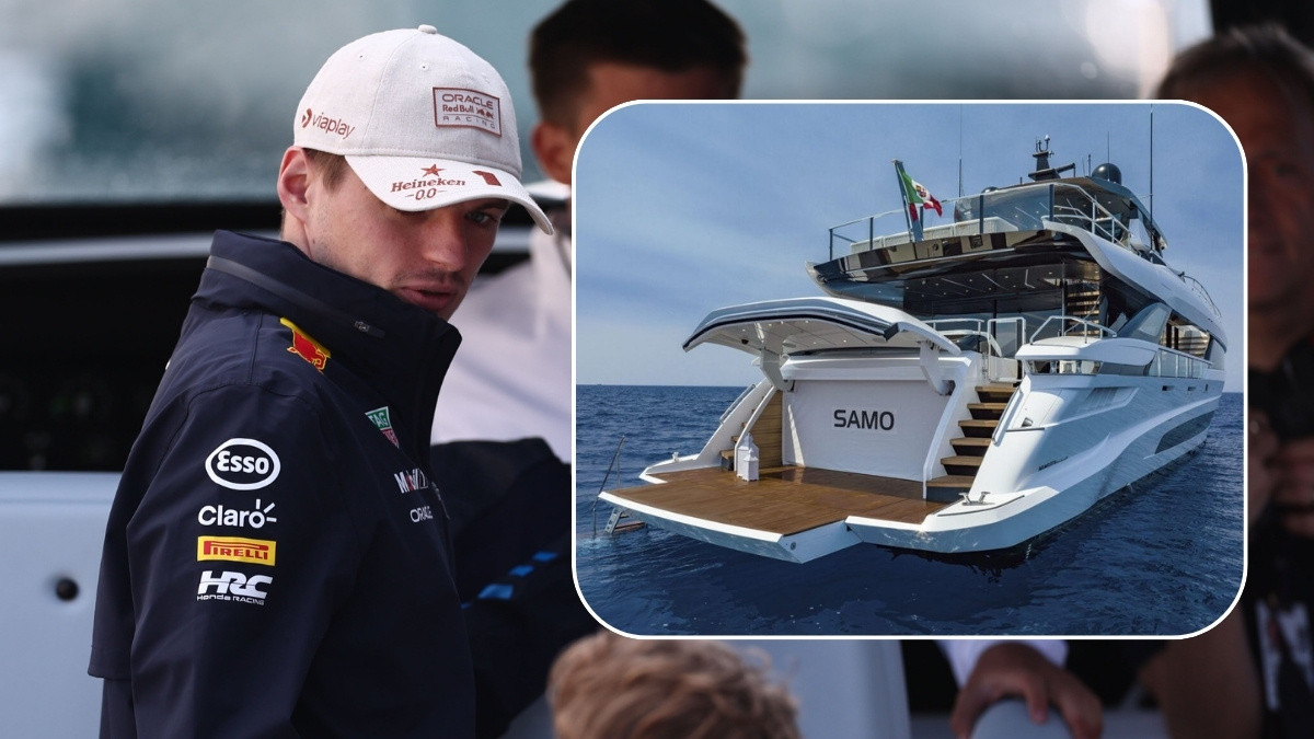 Max Verstappen stigao u stilu: Jahta vrijedna 10 miliona funti zaplovila Monte Carlom!