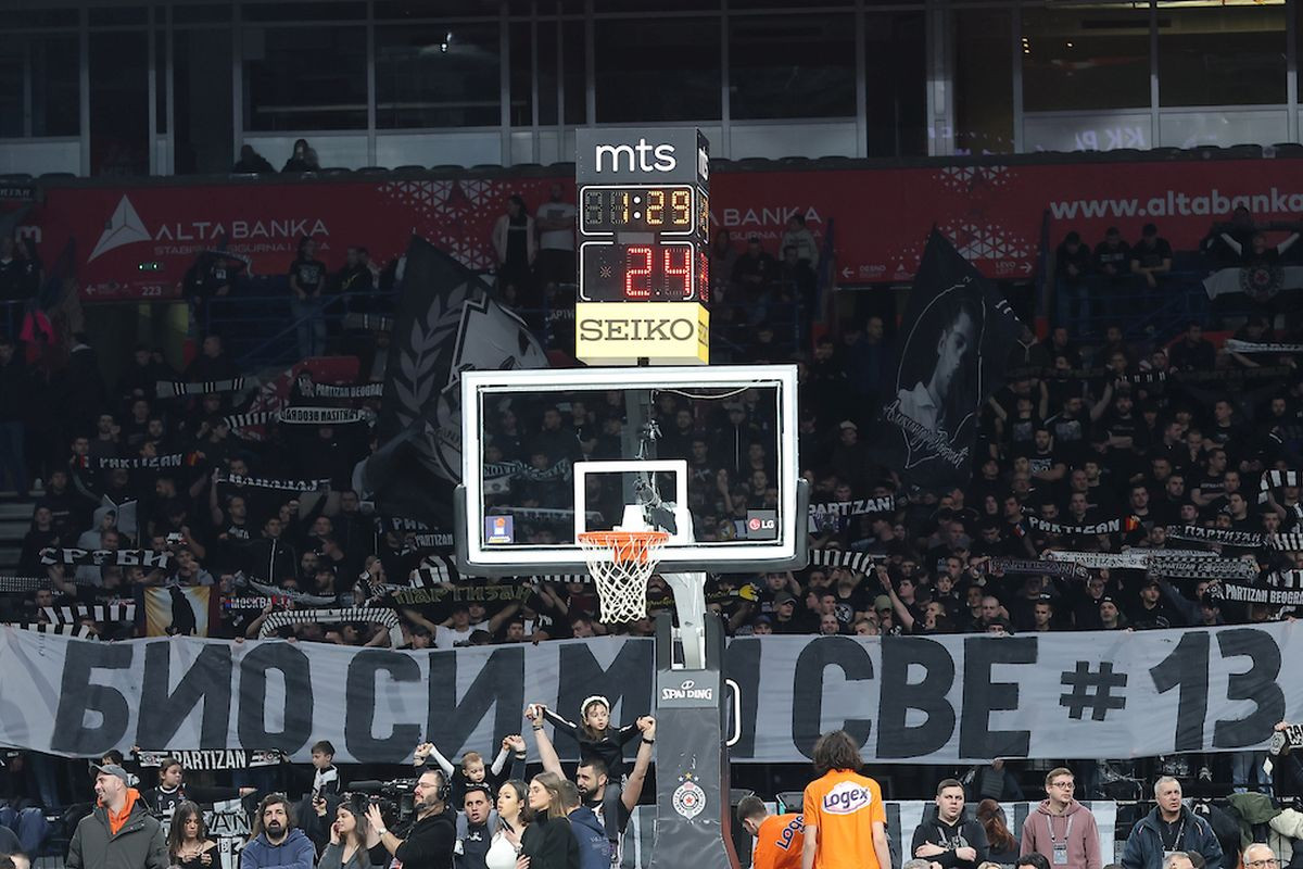 Poruka s tribina iz Beograda važnija je od bilo kakvog rezultata Partizana Poruka s tribina iz Beograda važnija je od bilo kakvog rezultata Partizana