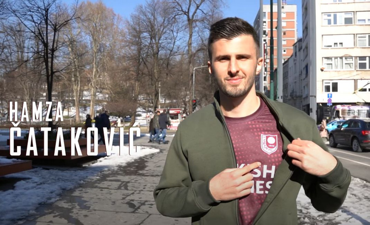 Čataković izabrao zanimljiv broj u Sarajevu: "Dobio sam ogroman broj poruka od navijača"