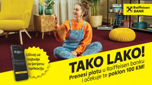 Posebne pogodnosti uz prenos plate na Raiffeisen banku