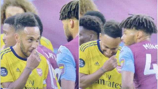 Aubameyang se protivniku smijao u oči, kazna je stigla nekoliko sekundi kasnije i bila je brutalna