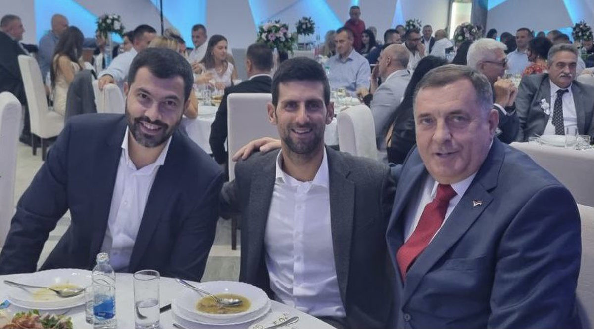 Novak Đoković i Milorad Dodik zajedno na svadbi šampiona