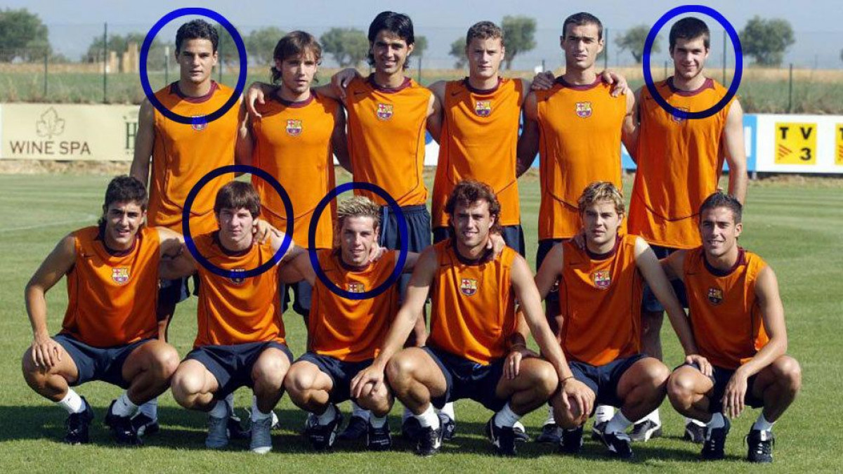 Svi su ih zaboravili: Na klupi Barcelone na Messijevom debiju bila su još četvorica igrača La Masije