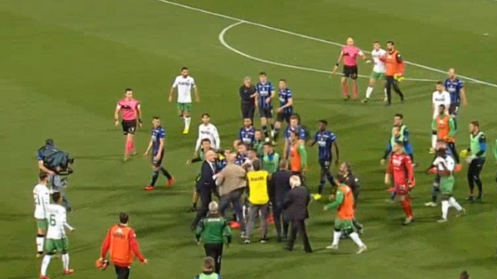 Opšti haos na utakmici Atalanta - Sassuolo