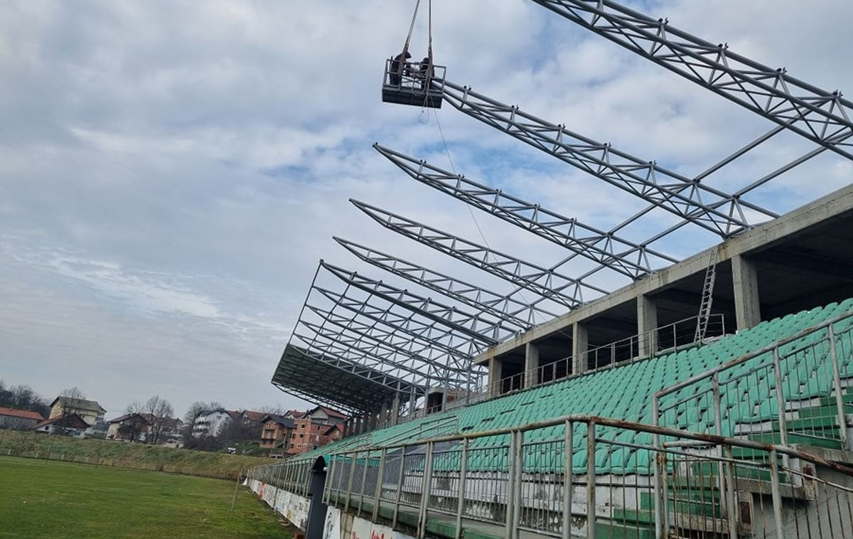 Još jedan stadion u BiH će dobiti novi izgled: Radovi su u finalnoj fazi Još jedan stadion u BiH će dobiti novi izgled: Radovi su u finalnoj fazi