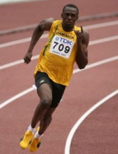 Bolt trči u Manchesteru