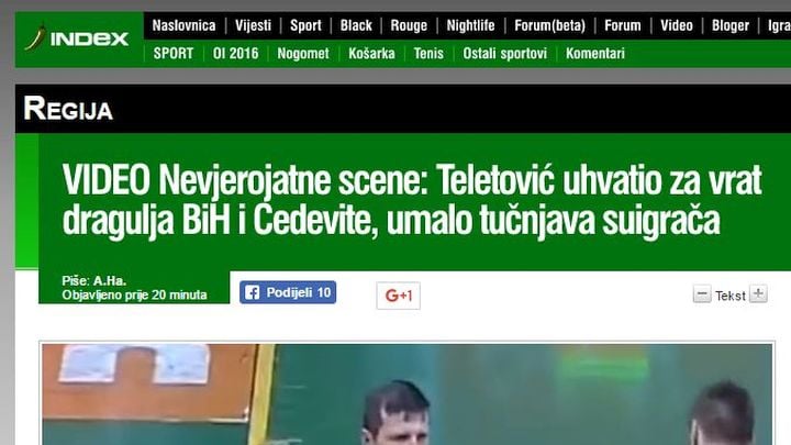 Kako su mediji u regionu vidjeli sukob Teletovića i Muse