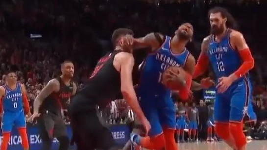 Jusuf Nurkić žrtva bezobrazne zvijezde Thundera: Dobio brutalan nokaut, a on morao van terena!