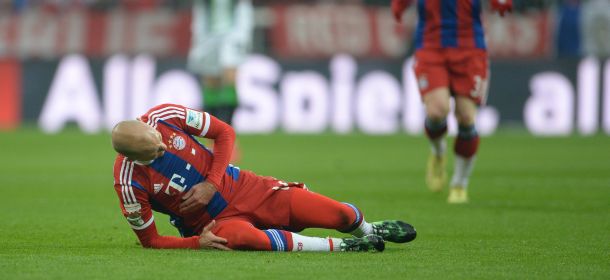 Bayern bez Robbena šest sedmica