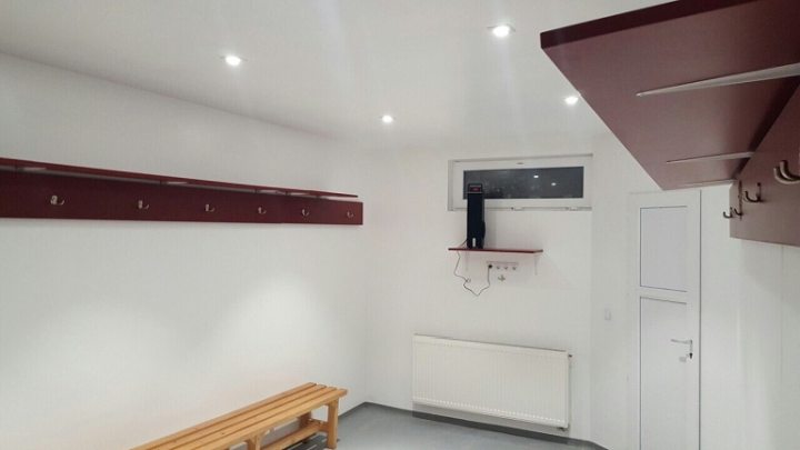 Obnovljene svlačionice u Trening centru FK Sarajevo Obnovljene svlačionice u Trening centru FK Sarajevo