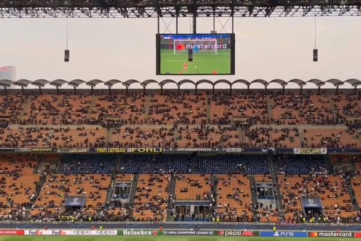 Naslađivanje na Meazzi kakvo se ne pamti: Sve je eksplodiralo kada se na ekranu pojavio Juventus