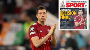 Lewandowski na naslovnici Sporta: "Konačna odluka"