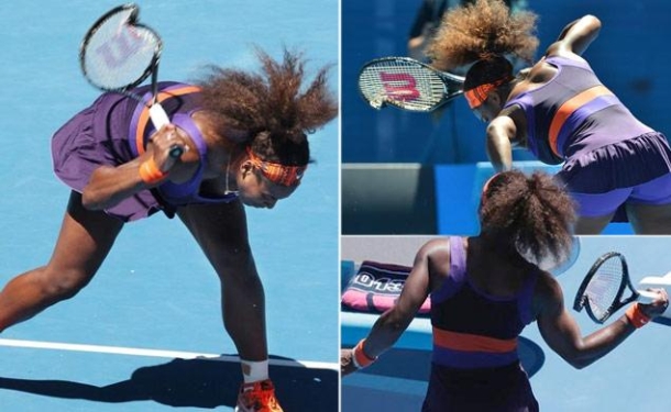 Kad Serena bijesni i reketi stradaju!