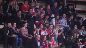 Sjajna atmosfera na derbiju HMRK Zrinjski i RK Sloga (GV)