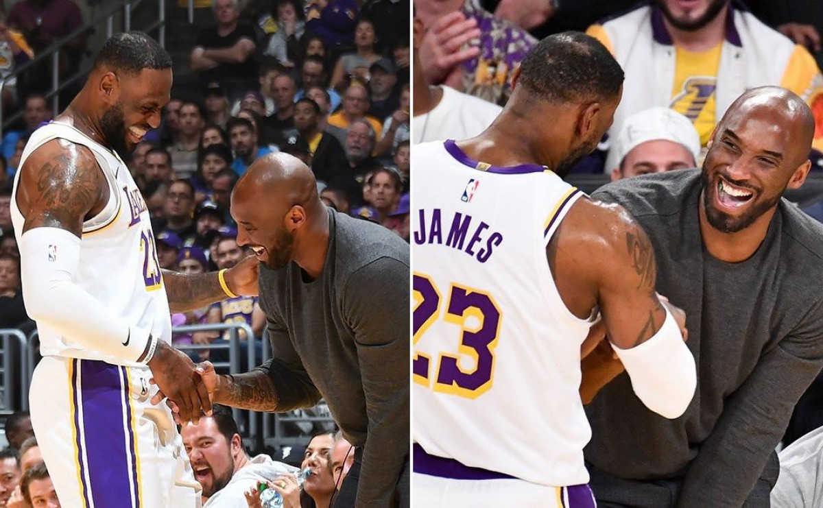 Bryant sve iznenadio dolaskom na meč Lakersa, a James je jednostavno morao reagovati