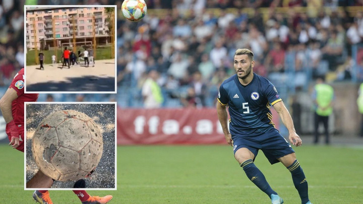 Sead Kolašinac iznenadio djecu na igralištu u Sarajevu, pa se oglasio na Instagramu