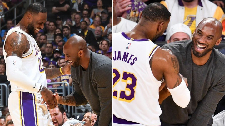 Bryant sve iznenadio dolaskom na meč Lakersa, a James je jednostavno morao reagovati