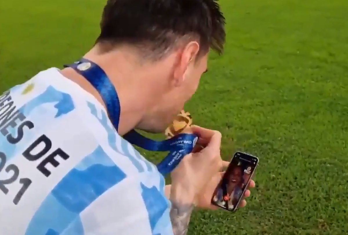 Messi je nakon osvojene Copa Americe najprije nazvao sina