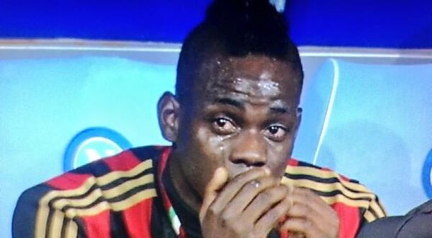 Balotelli nakon izmjene plakao kao malo dijete Balotelli nakon izmjene plakao kao malo dijete