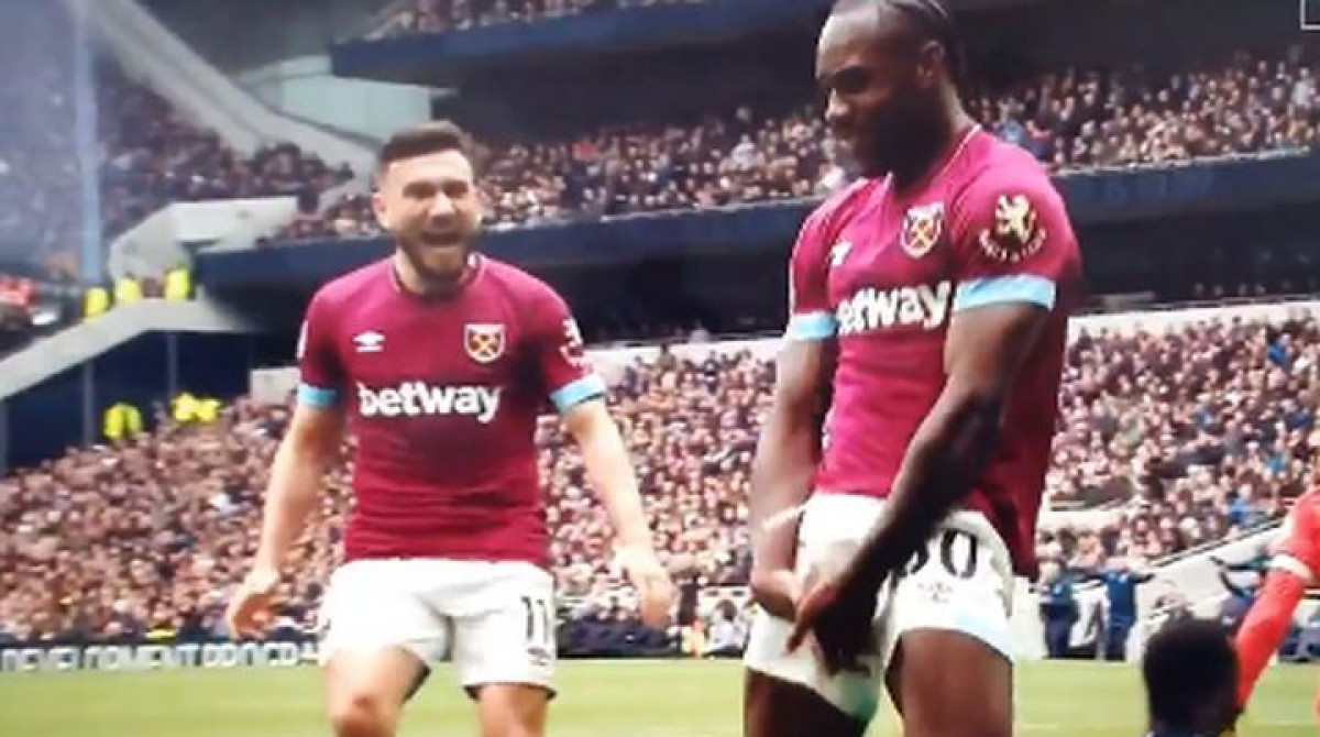 West Ham vodi protiv Tottenhama, a Antonio izazvao bijes zbog proslave gola