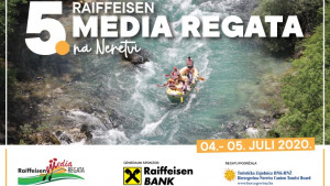Peta Raiffeisen media Regata na Neretvi,  u organizaciji UG “Zelena rijeka” Konjic
