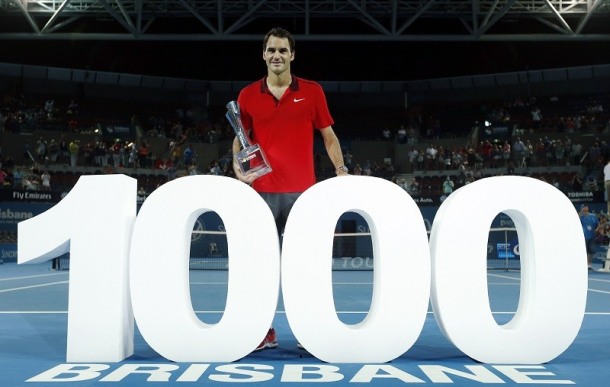 Federeru trofej i 1000. pobjeda u karijeri
