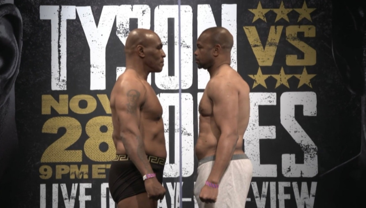 Mike Tyson gotovo pet kilograma teži od Royja Jonesa