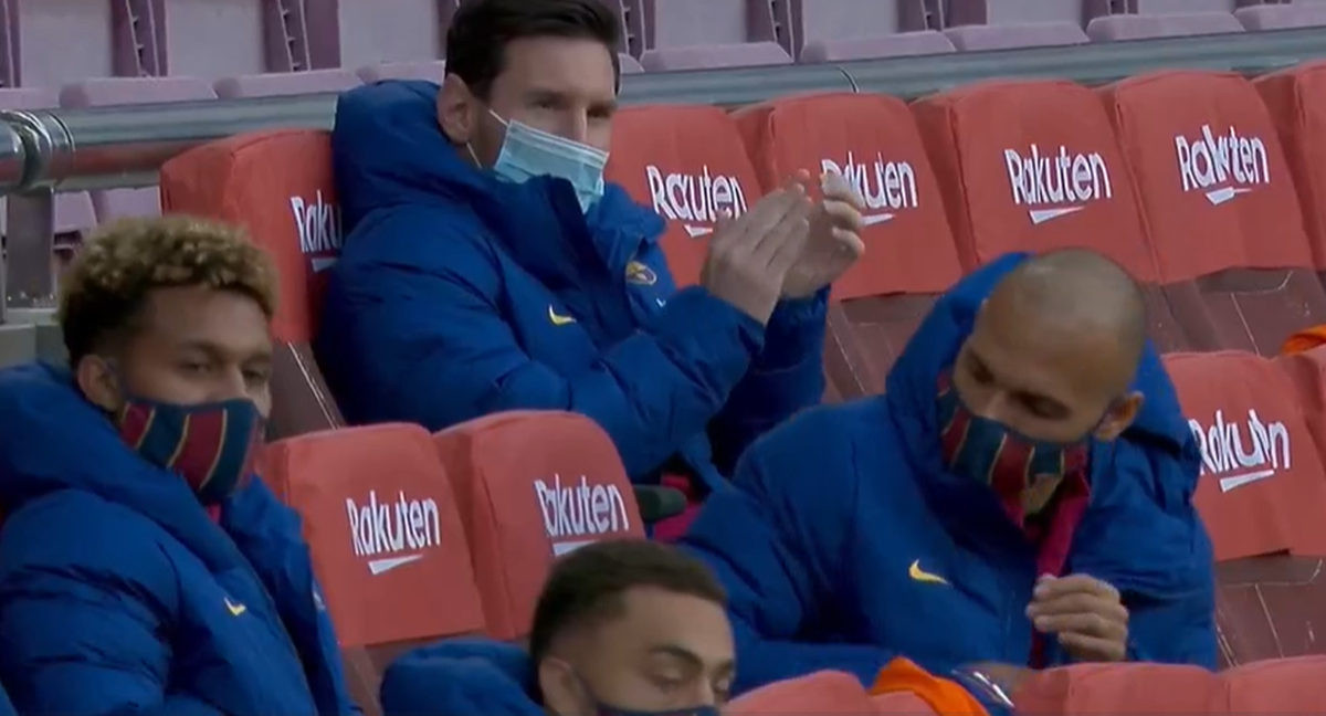 Messi je s klupe aplaudirao majstoriji svog saigrača