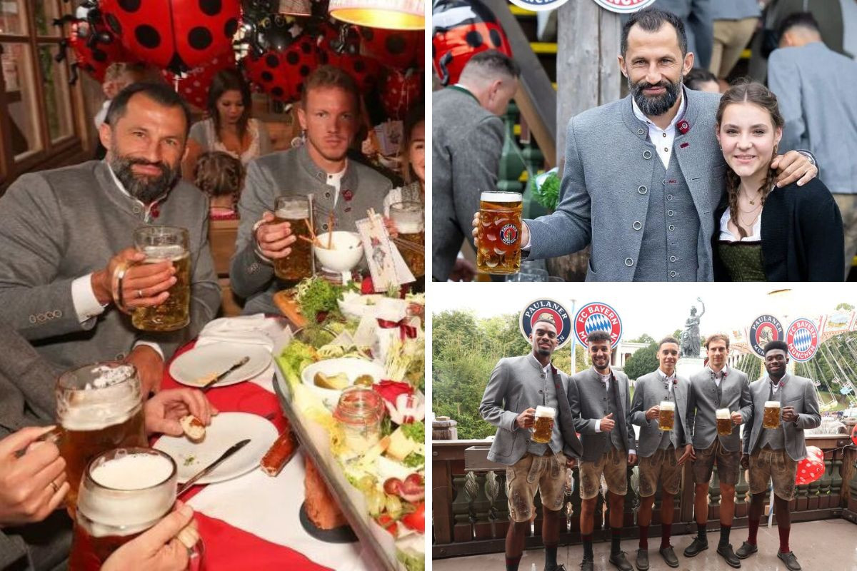 Igrači Bayerna pozirali s pivom u rukama na Oktoberfestu, a onda su se pojavili Mane i Mazraoui