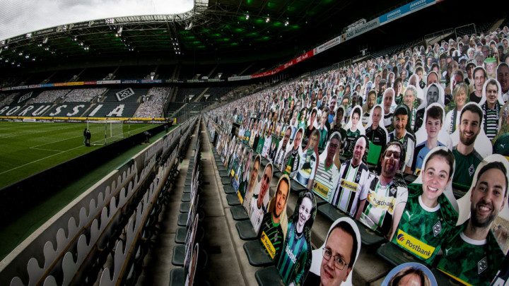 Među "kartonskim" fanovima danas na Borussia Parku jedan je bio u fokusu