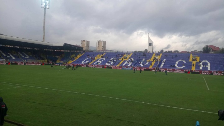 Teren na Grbavici u očajnom stanju Teren na Grbavici u očajnom stanju