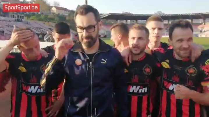 Igrači Slobode zapjevali prije Nalićeve izjave: Samo Sloboda