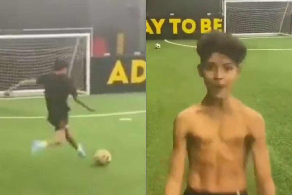 Ronaldo može biti ponosan: Cristiano Junior majstorijom "zapalio" društvene mreže