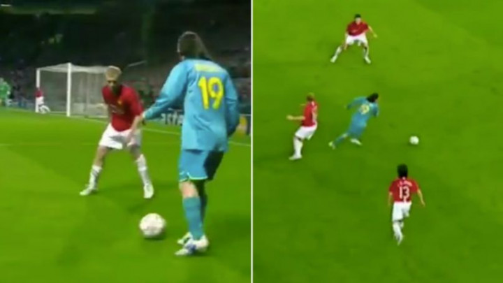 Lionel Messi je 2008. godine na Old Traffordu davao lekcije iz fudbala igračima Uniteda