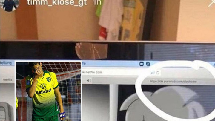 Pukla bruka! Fudbaler Norwicha slučajno objavio da gleda porniće