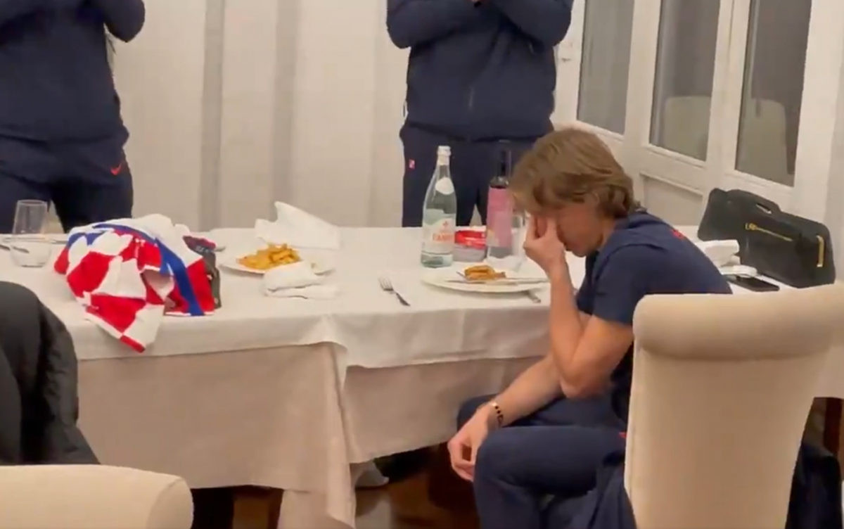 Luka Modrić je sinoć bio u suzama
