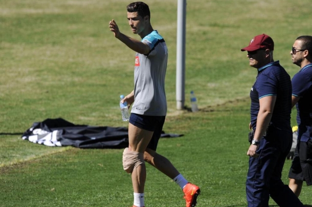 Ronaldo sa suzama u očima napustio trening nakon 20 minuta