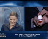 Makedonski novinar zaprosio voditeljicu