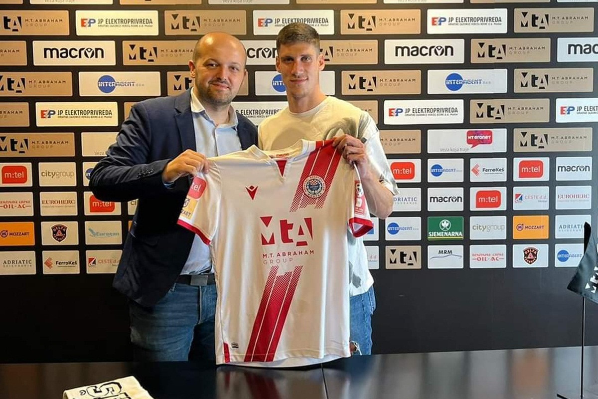 Aldin Hrvanović i zvanično predstavljen kao novi fudbaler Zrinjskog