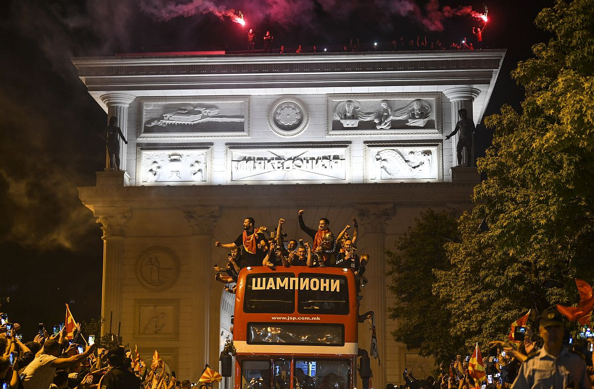 Veličanstvene scene u Skoplju: Dočekani šampioni Evrope!