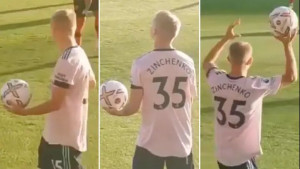 Zinchenko odugovlačio s izvođenjem auta kako bi čuo pjesmu koju su mu posvetili navijači Arsenala