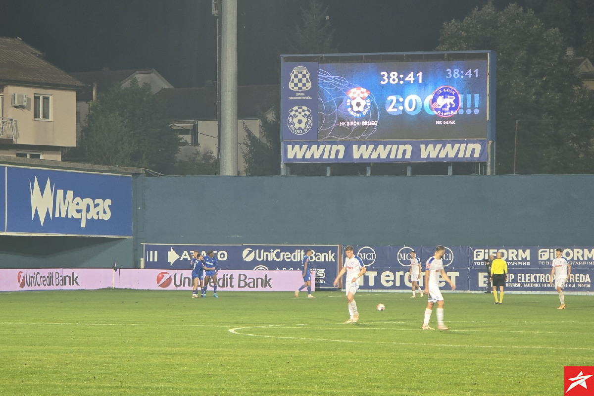 Široki Brijeg vodio 2:0, pa ispustio pobjedu - GOŠK osvojio prvi bod ove sezone