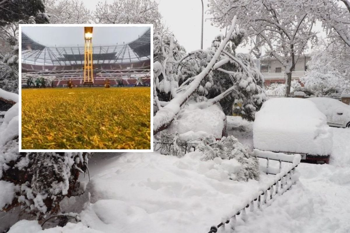 Snijeg okovao veći dio Španije: Jednom stadionu ne može ništa!