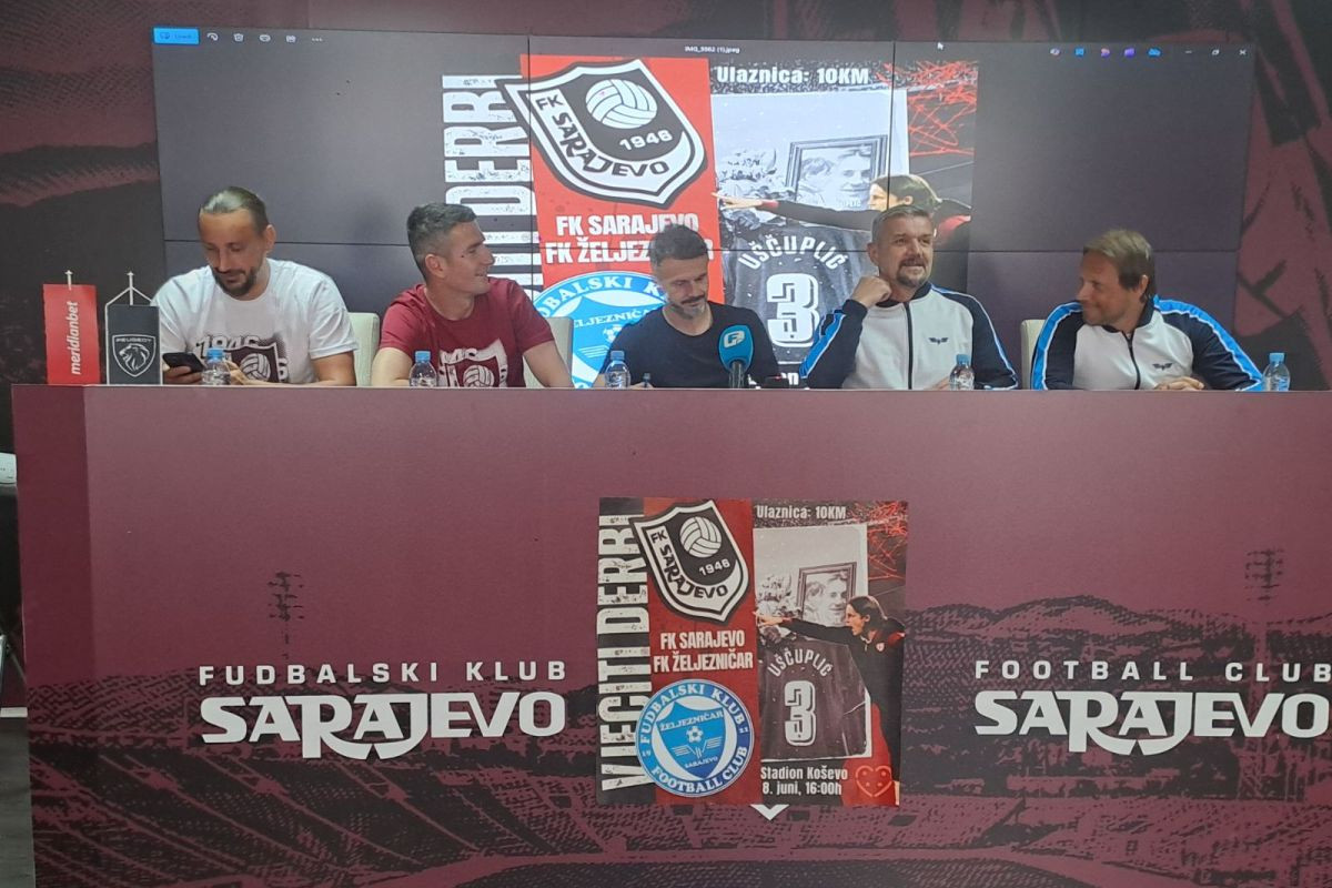 Sve spremno za okršaj najvećih legendi: Ovo su rosteri Željezničara i Sarajeva za humanitarni duel Sve spremno za okršaj najvećih legendi: Ovo su rosteri Željezničara i Sarajeva za humanitarni duel
