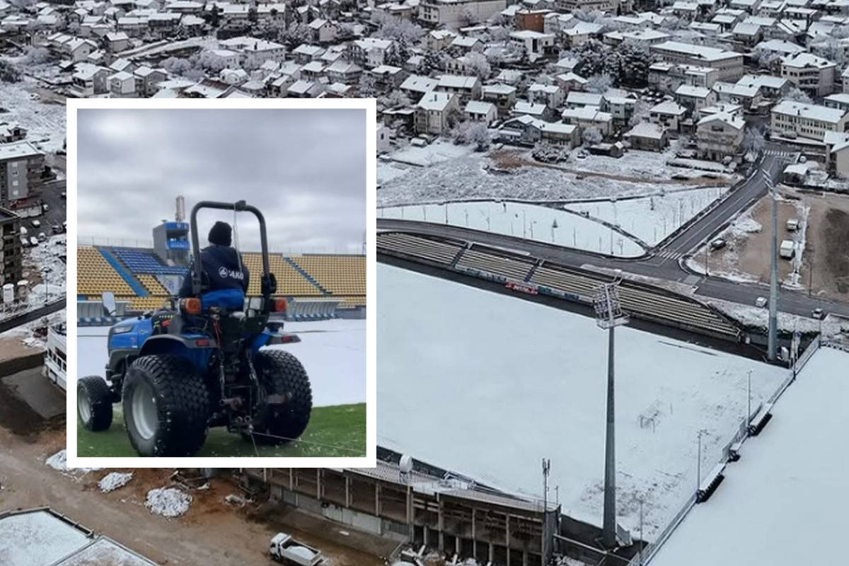 Snijeg prekrio i teren u Posušju, ali nema straha od odlaganja utakmice
