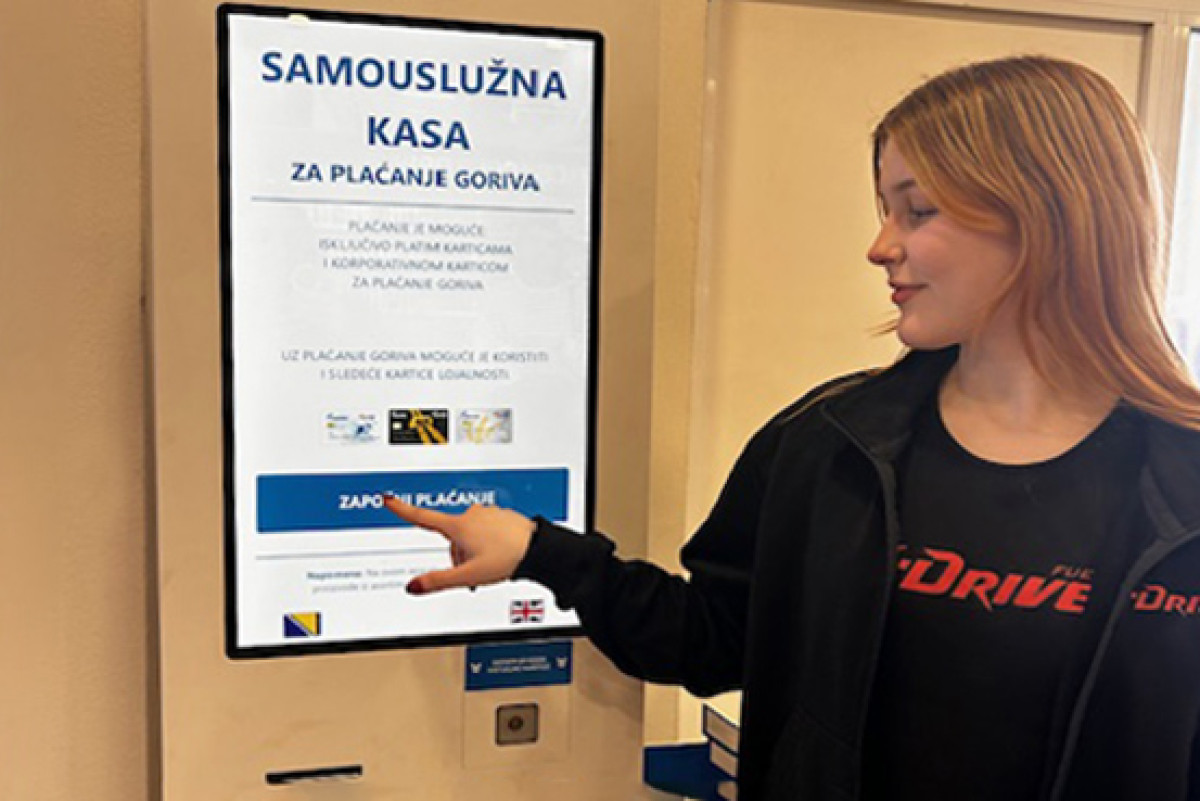 Prva samouslužna kasa na benzinskim stanicama u BiH Prva samouslužna kasa na benzinskim stanicama u BiH
