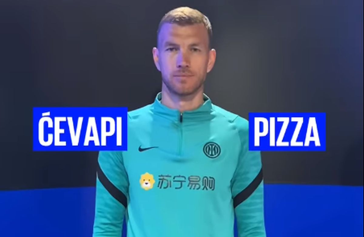 Džeko birao između ćevapa i pizze, odgovor očekivan 