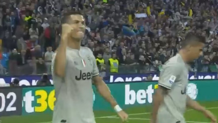 Ronaldo zakucao loptu, a po slavlju se da zaključiti kako je gol došao u pravo vrijeme