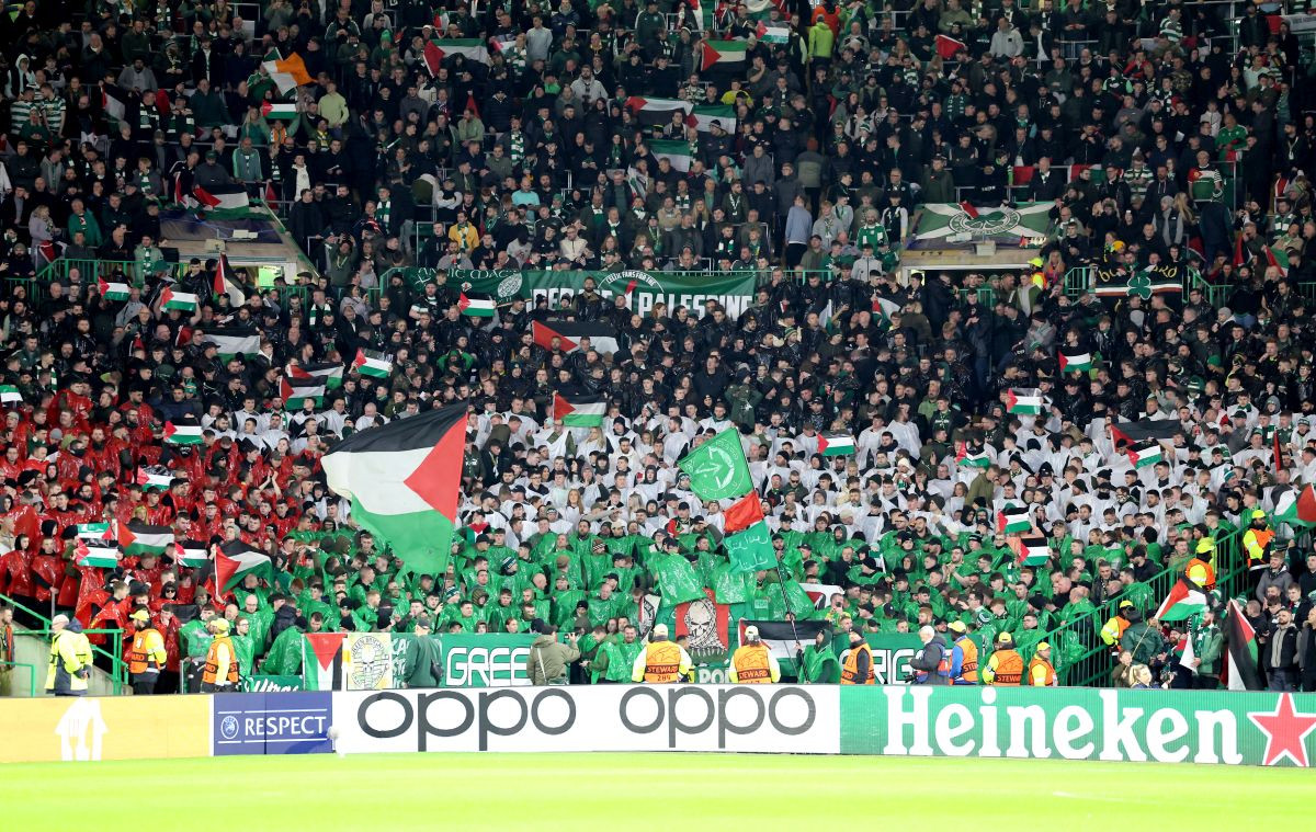 Zelena brigada je pružila podršku Palestini na meču Lige prvaka i sada će platiti skupu cijenu!