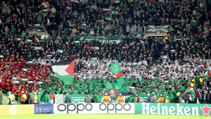 Zelena brigada je pružila podršku Palestini na meču Lige prvaka i sada će platiti skupu cijenu!